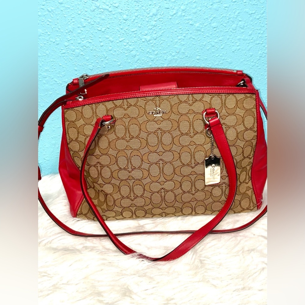 Like new mid size Coach purse